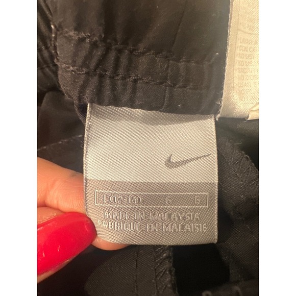 Nike Youth L Black Athletic Track Pants Activewear Training Side Stripe Large - Picture 6 of 7